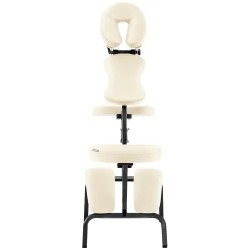 Physa Montpellier taitettava hierontatuoli 47 x 72 x 115 cm beige 160 kg