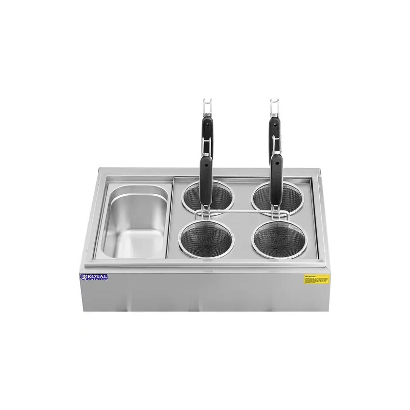 Royal Catering pastakeitin 3 x 6,5 l, 3 000 W, 4 koria ja GN 1/3 -säiliö