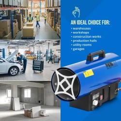 MSW kaasulämmitin 30 000 W 310 m²