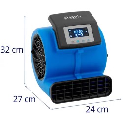 ulsonix Turbolufter LCD-näytöllä 3 nopeudella ja ajastimella