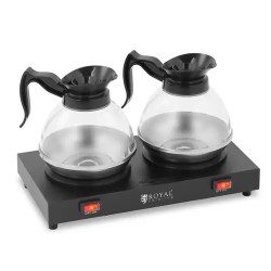 Royal Catering lämmitysalusta kahville ja teelle 160 W 2 kpl 1 5 l kannua