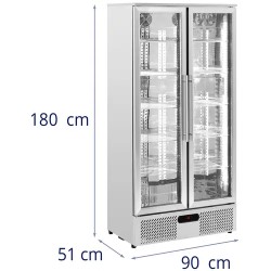 Royal Catering RC-BC003 juomakaappi 458 l ruostumaton teräs