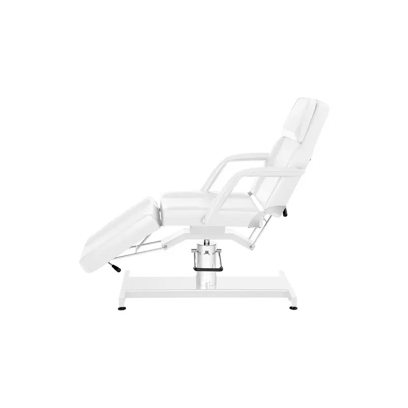 Physa Verona White kosmetiikkasänky, 182 x 61 cm, hydraulinen korkeussäätö 61-79 cm, valkoinen