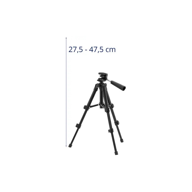 Steinberg Systems alumiinijalusta 276–474 mm, 1/4" kierre