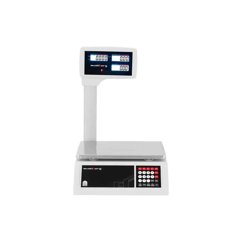 Kontrollivaaka SBS-PW-305C 30 kg / 5 g 31 x 21 cm LCD-näytöllä