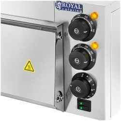 Royal Catering elektro-pizzauuni 60 cm 3000 W 230 V lasiovi