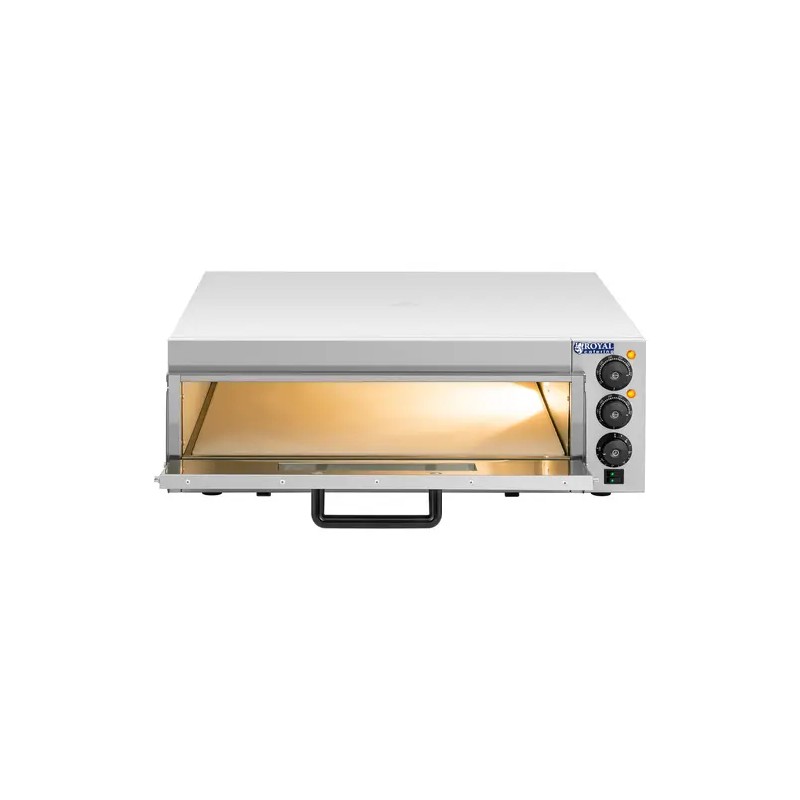 Royal Catering elektro-pizzauuni 60 cm 3000 W 230 V lasiovi