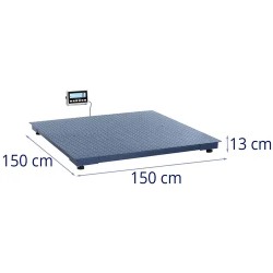 Steinberg Systems SBS-BW-5000/2000XL lattiavaaka 5000 kg / 2 kg 150 x 150 cm ulkoinen LCD