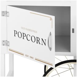 Royal Catering RCPT-WGWG-1 Popcorn-vaunu 51 x 37 cm valkoinen ja kultainen