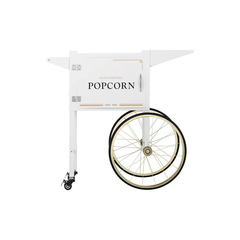 Royal Catering RCPT-WGWG-1 Popcorn-vaunu 51 x 37 cm valkoinen ja kultainen