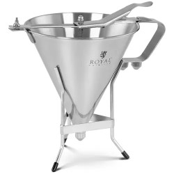 Royal Catering RCSD 11 täyttösuppilo 1 8 l ruostumaton teräs 3 kärkeä