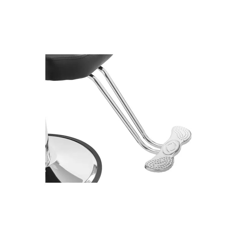 Kampaajatuoli PHYSA ILFORD BLACK, säädettävä korkeus 52-64 cm, pää- ja jalkatuki, musta