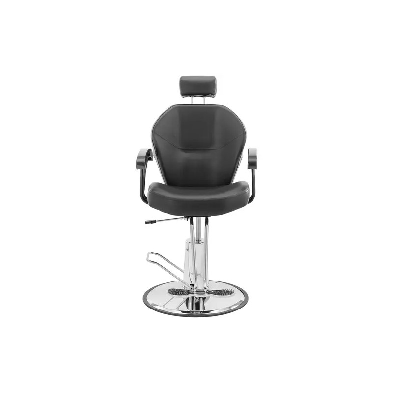 Kampaajatuoli PHYSA ILFORD BLACK, säädettävä korkeus 52-64 cm, pää- ja jalkatuki, musta