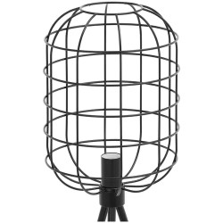 Jalkalamppu UNI_LD_13, teollisuustyyli, ritilävarjostin, E27, 163 cm
