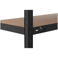MSW Raskashylly 90 x 40 x 180 cm, musta, 2 kpl
