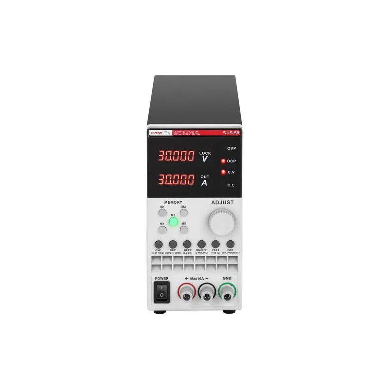 Laboratorion virtalähde S-LS-58 0-30 V 0-30 A 300 W USB/LAN/RS232