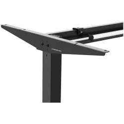 Fromm & Starck sähköinen työpöydän runko, korkeussäädettävä, 120 W, 80 kg, musta
