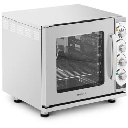 Royal Catering kiertoilmauuni 3000 W höyry ja grillitoiminnolla