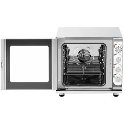 Royal Catering kiertoilmauuni 3000 W höyry- ja grillitoiminnolla