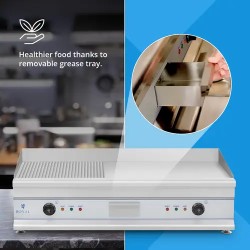 Royal Catering RCG 100G sähkögrillilevy 100 cm 2 x 3 200 W 53 kg