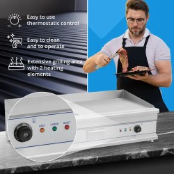Royal Catering RCG 100G sähkögrillilevy 100 cm 2 x 3 200 W 53 kg