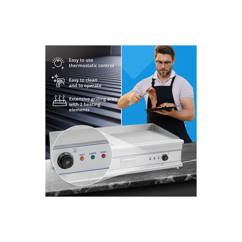 Royal Catering RCG 100G sähkögrillilevy 100 cm 2 x 3 200 W 53 kg