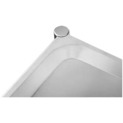Royal Catering ruostumattomasta teräksestä valmistettu tarjoiluvaunu, 3 hyllyä, 84,5 x 52,5 x 80 cm