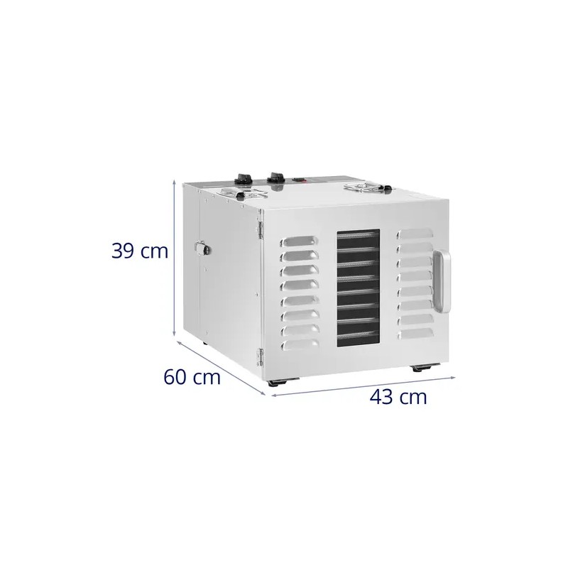 Wiesenfield siitepölynkuivain 1000 W 53 l 10 tasoa