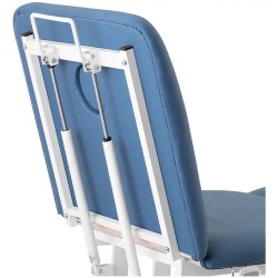 Sähköinen hierontapöytä Physa Valence Blue, 185 x 63 cm, korkeus 47-90 cm, valkoinen/sininen