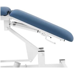 Sähköinen hierontapöytä Physa Valence Blue, 185 x 63 cm, korkeus 47-90 cm, valkoinen/sininen