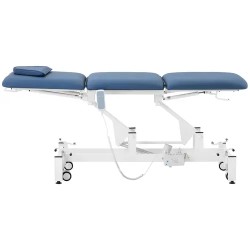 Sähköinen hierontapöytä Physa Valence Blue, 185 x 63 cm, korkeus 47-90 cm, valkoinen/sininen