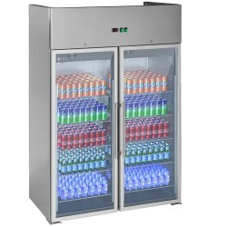 Gastro kylmäkaappi lasiovilla 984 l