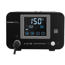Digitaalinen juottostasema ja LED-suurennusvalaisin 100 W LCD-kosketusnäytöllä