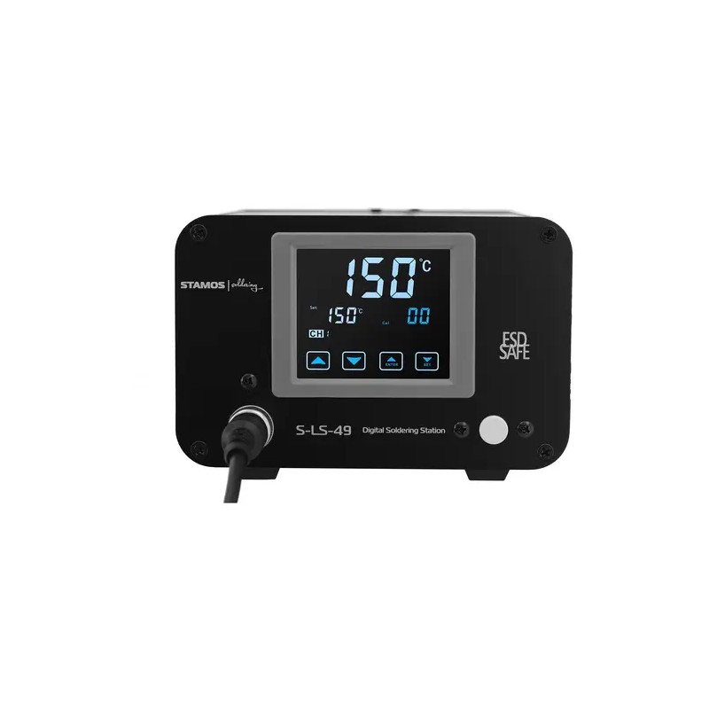 Digitaalinen juottostasema ja LED-suurennusvalaisin 100 W LCD-kosketusnäytöllä