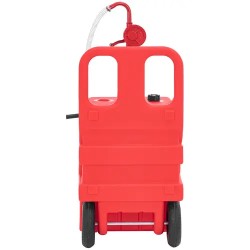 Mobiili polttoaineasema 120 l, manuaalinen pumppu ja pyörät