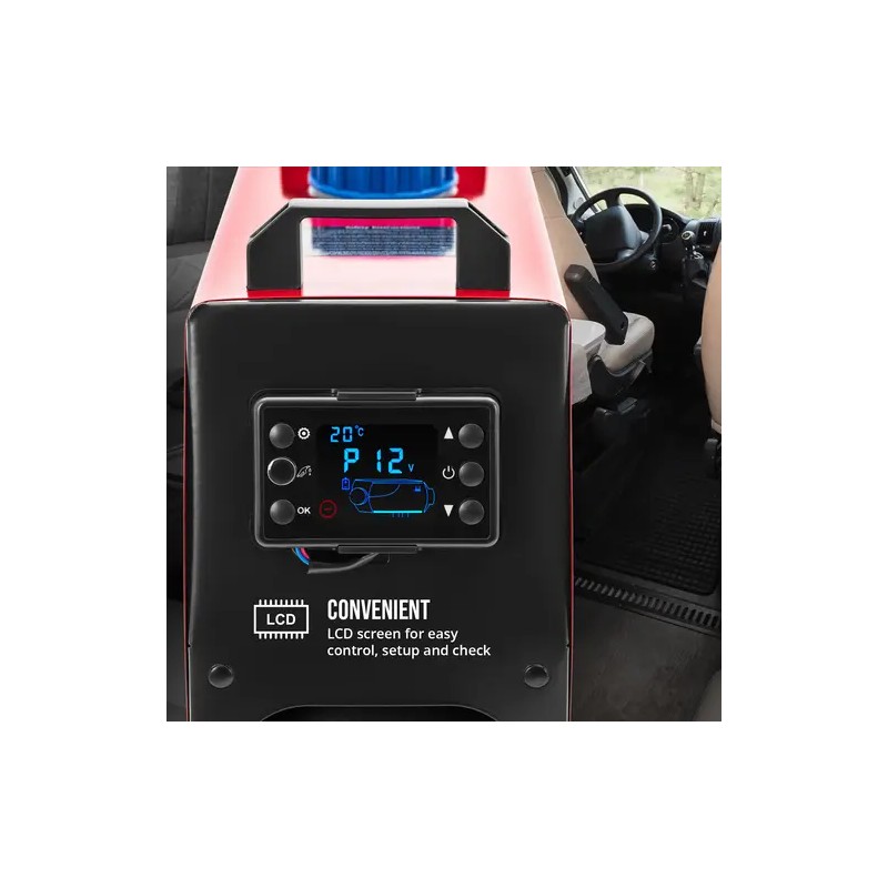 Diesel-standlämmitin 12 V 8 kW 5,5 l säiliöllä