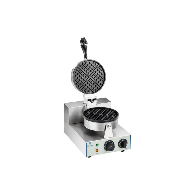 Royal Catering RCWM-1300-R pyöreä vohvelirauta 1300 W