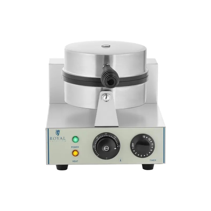 Royal Catering RCWM-1300-R pyöreä vohvelirauta 1300 W