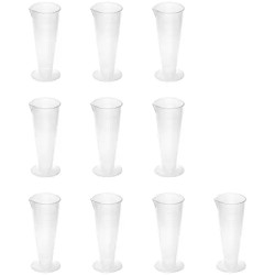 Mittakuppi 50 ml, 10 kpl, polypropeeni