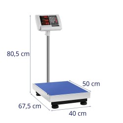 Steinberg Systems SBS-PF-300/50A tasivaaka 300 kg / 0,05 kg 50 x 40 cm LED