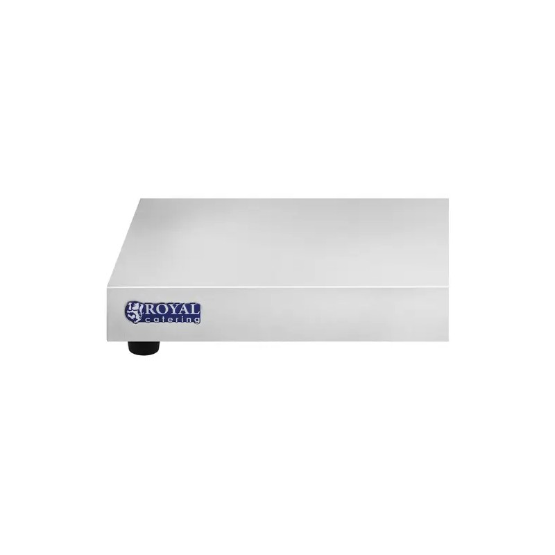 Royal Catering RCHP-600E lämpölevy, 600 W, ruostumaton teräs, 100 x 50 cm