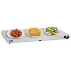 Royal Catering RCHP-600E lämpölevy, 600 W, ruostumaton teräs, 100 x 50 cm
