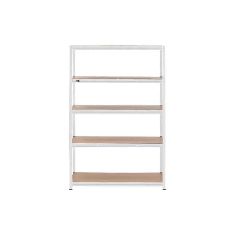 MSW metallihylly 120 x 60 x 180 cm, 5 hyllyä, harmaa 19.15 kg