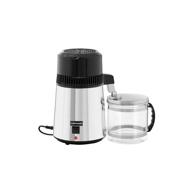 Uniprodo UNI-WD-150 veden tislauslaite 4 l lasikannulla