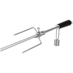 Royal Catering moottoroitu grillivarras 140 cm, ruostumaton teräs