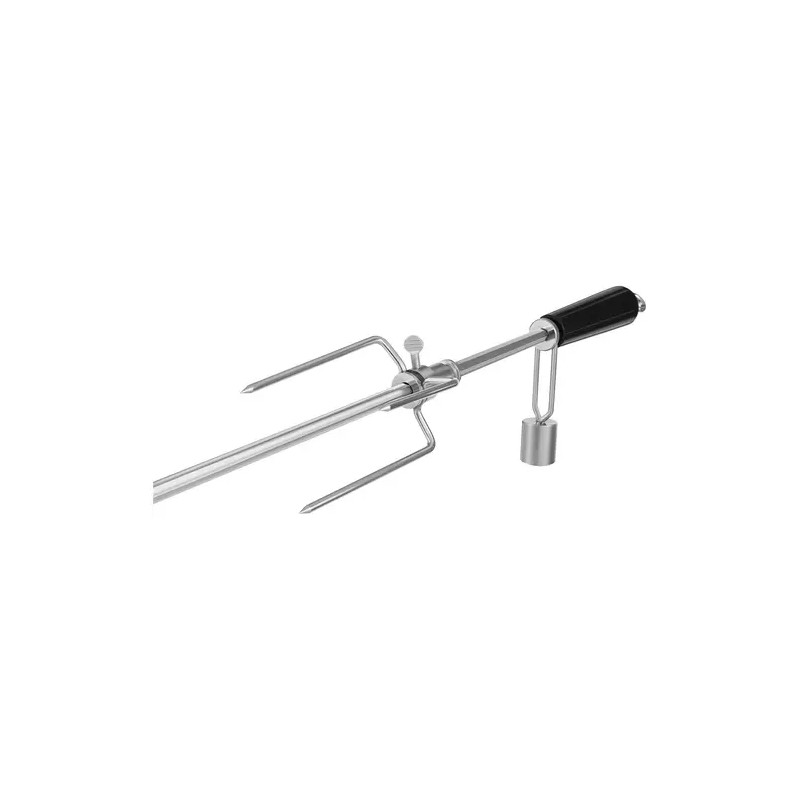Royal Catering moottoroitu grillivarras 140 cm, ruostumaton teräs