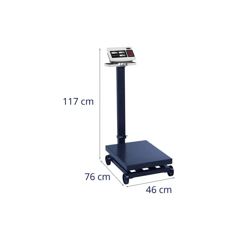 Steinberg Systems SBS-PF-600/100 alustavaaka 600 kg / 0,1 kg 40 x 30 cm pyörillä 22 kg