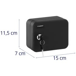 Stamony avainkaappi 10 avaimelle, lukittava, pelti