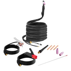 Stamos Eco S-DIGITRON 200P TIG-hitsaussetti 200 A 230 V ja Carbonic-hitsauskypärä 15,4 kg