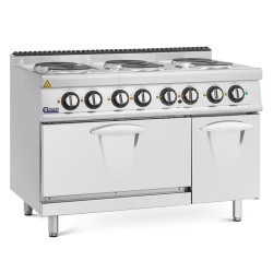 Royal Catering sähköhella uunilla 6 valurautalevyä 19 1 kW 120 x 73 cm Pro 730 Series